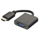 HDMI to VGA converter showcasing its compact design and compatibility with various devices